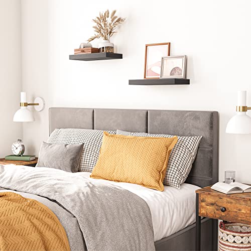 Floating Shelves for Wall (Black / 15.7 Inches)