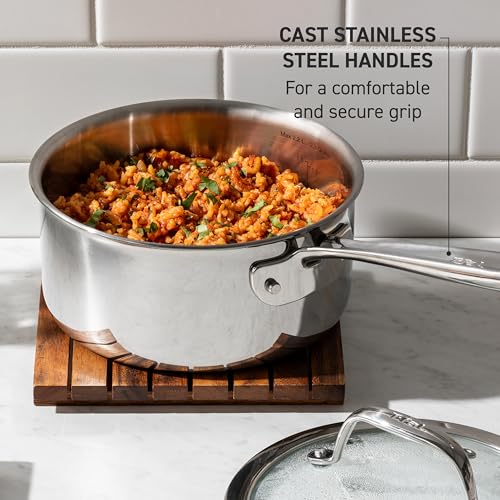 Pro Tri Ply Stainless Steel Sauté Pan with Lid (Sauté Pan / 3-Quart)