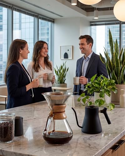 Pour Over Coffee Maker Set (Classic Shape / 40 Ounces)