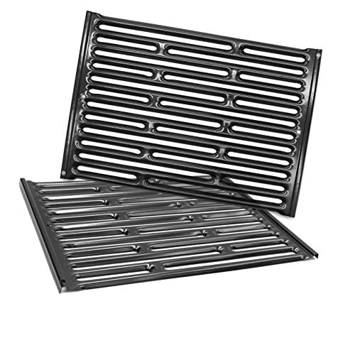 PG521 (2-Pack) 15" Porcelain Steel Cooking Grid Grates for Weber Genesis Silver A, Spirit E200,Spirit 500,Spirit 210 (2007-2012) Gas Grills, 7521 65905 7522 7523 65904 (15" x 22 1/2")