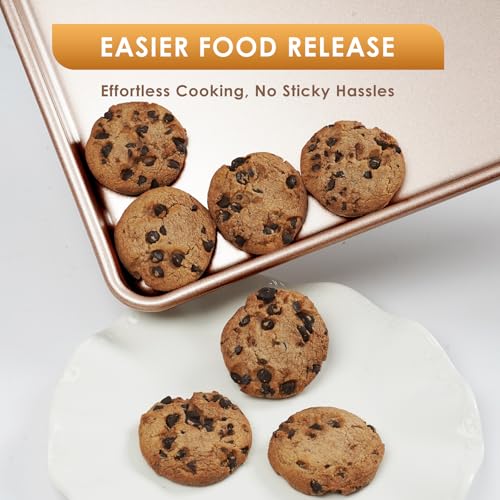 Baking Sheet Pan Set of 3 (Rose Gold)