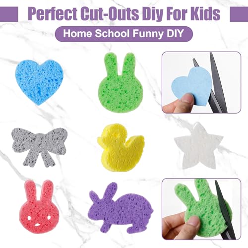 504 Pcs Sponges Bulk Sponges Kitchen Compressed Sponge (Multicolor)