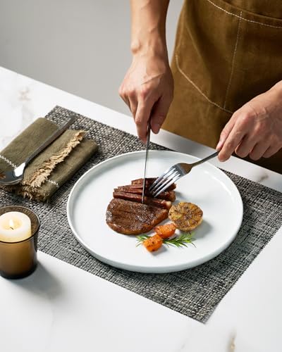 Mars Stoneware Dinnerware Set for 4 (White / Set(12pcs))