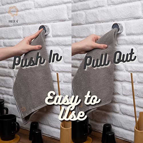 Towel Hooks Towel Holder (8 Pack / Chrome)