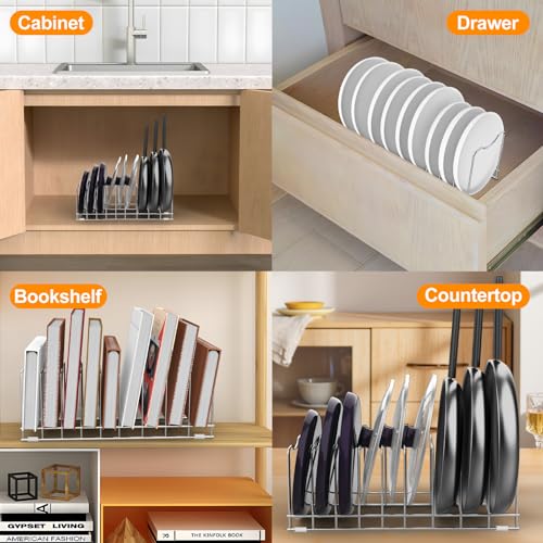 Lid Organizer Pot Lid Organizer 10 (1 Pack)