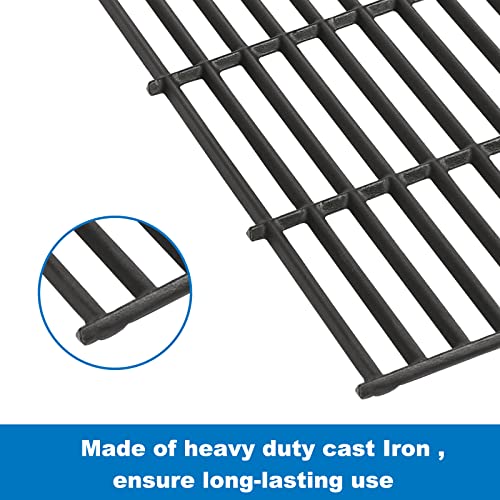 Cast Iron Grill Grates for Char (19.5" x 31.5" for Char-Griller 1733)