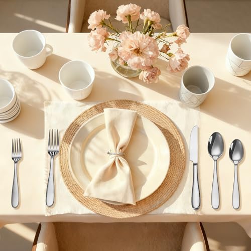 40 Piece Silverware Set (Silver / 40 Piece)