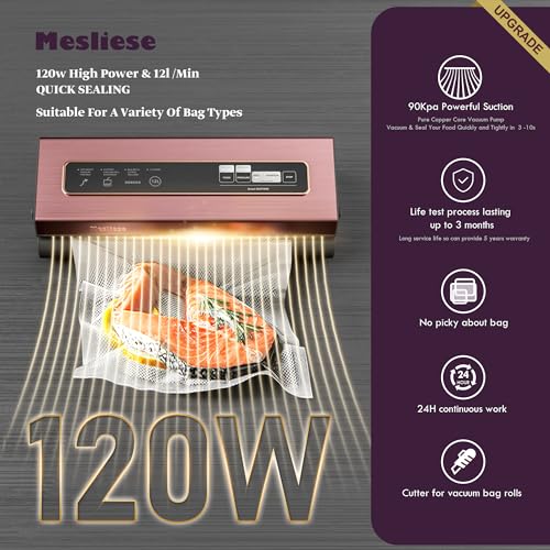 6in1 Vacuum Sealer (Pink)