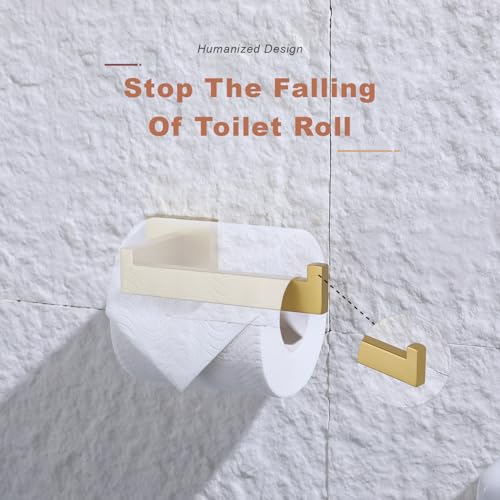 Toilet Paper Holder Brushed Gold