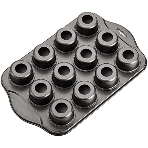 2 Pack 12 Cavity Mini Cheesecake Pan with Removable Bottom (2 Count)