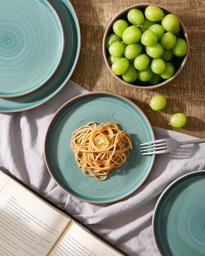 Meteor 18 Piece Stoneware Dinnerware Set (Peacock Green / Service for 6 (Standard Dinner Set))