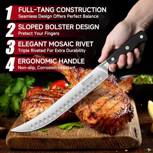 Brisket Carving Knife Set (3 Pcs)
