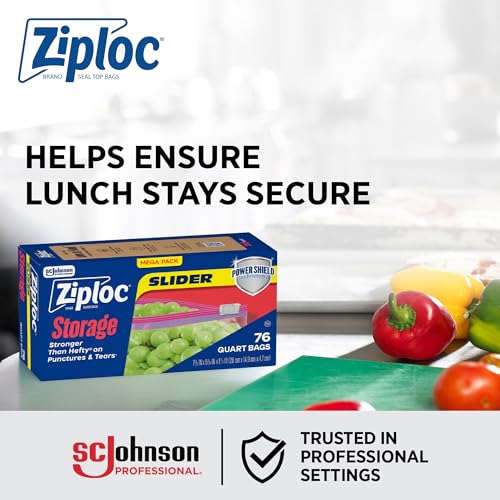 Ziploc Slider Storage Bag Quart (1 Quart)