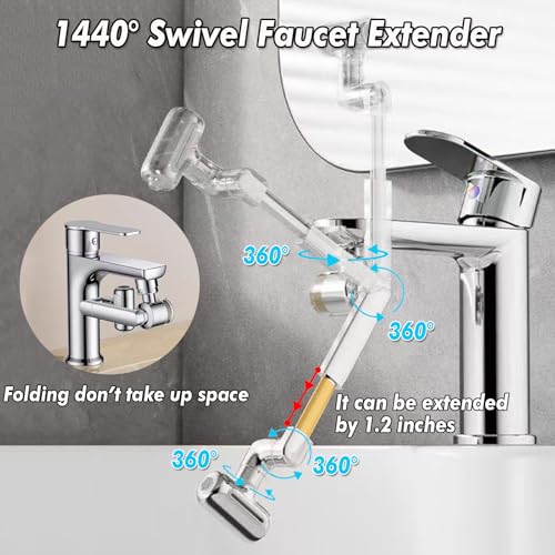1080° Swivel Faucet Extender