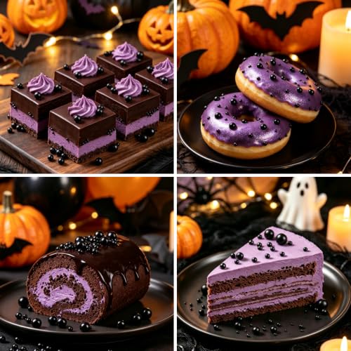 Edible Black Pearl Sprinkles for Cake Decorating (5.29 Ounce)