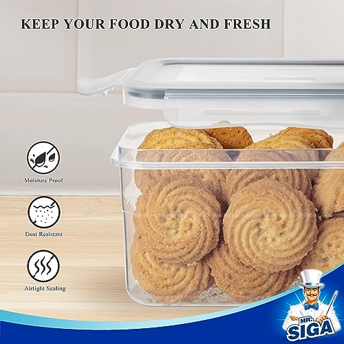 12 Pack Airtight Food Storage Container Set for Pantry Organization