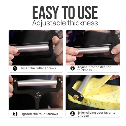 Stainless Steel Wire Cheese Slicer (Matte Black)
