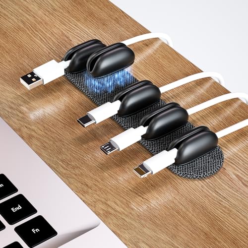 5 Pack Magnetic Cable Clips Cord Organizer (5 .)