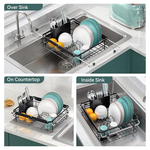 in Sink Dish Drying Racks (Large Size)