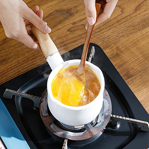 Enamel Milk Pot (White)