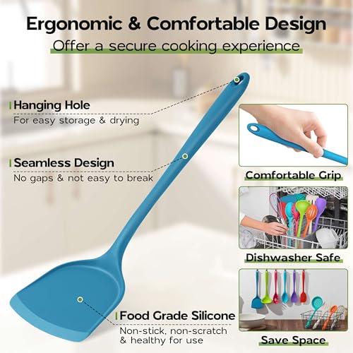 Silicone Kitchen Utensils (Colorful)