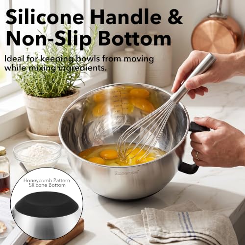 Mixing Bowls with Lids Set (Black / 6 piece)