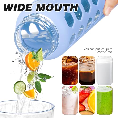 Glass Water Bottle (Glacier / 24 Ounces)