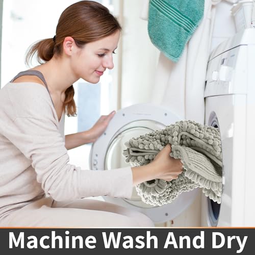 Toilet Rug U Shaped Washable 24x20 Inch