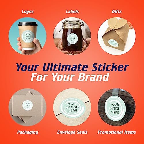 Custom Vinyl Stickers Your Image (100 Count)