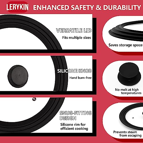 Tempered Glass Lid (Fits 8", 8.5", 9.5" Cookware)