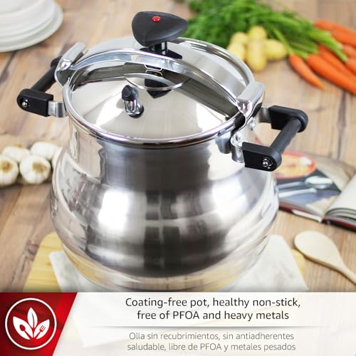 Alustar 23.2 Quart Aluminum Pressure Cooker (23.3 Quarts / Multicoloured)