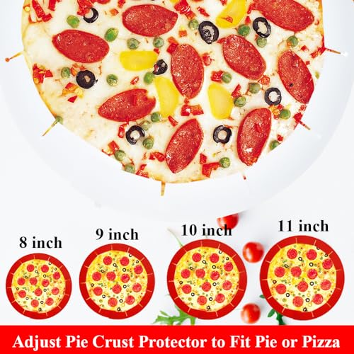 Adjustable Pie Crust Shields Baking Protectors (Transparent-1pcs)