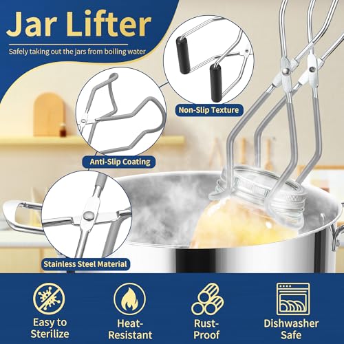 Canning Supplies Starter Kit (9-Pcs Set / Gray)