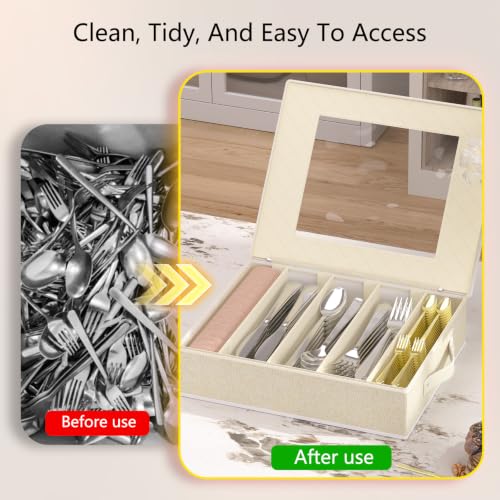 Silverware Storage Box (2 Pack-Silverware Storage Box)