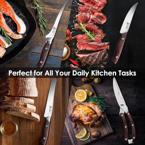 16 Piece Kitchen Knife Set (16 PCS Knife Set)
