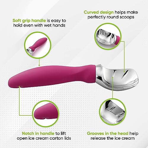 Heavy Duty Metal Ice Cream Scooper w