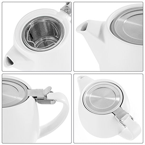 Pluto Porcelain Small Teapot White (White)