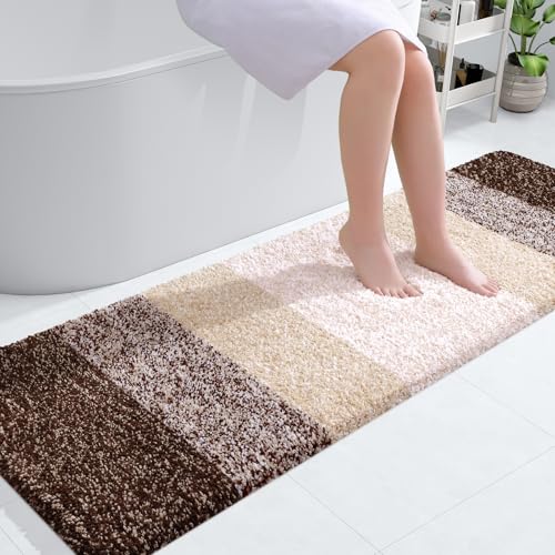 Bathroom Runner Rug 59x20 (59" X 20" / Brown)