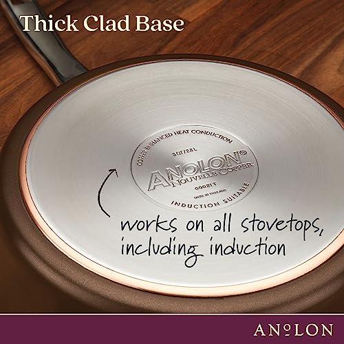 83852 Nouvelle Copper Hard Anodized Nonstick Cookware Set (Cookware Set (11 Piece) / Sable)