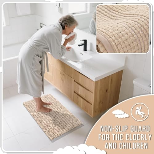 Bathroom Runner Rug 55x24 Inch