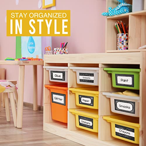 Self Adhesive Name Tags Sticker (Chalk Vintage)