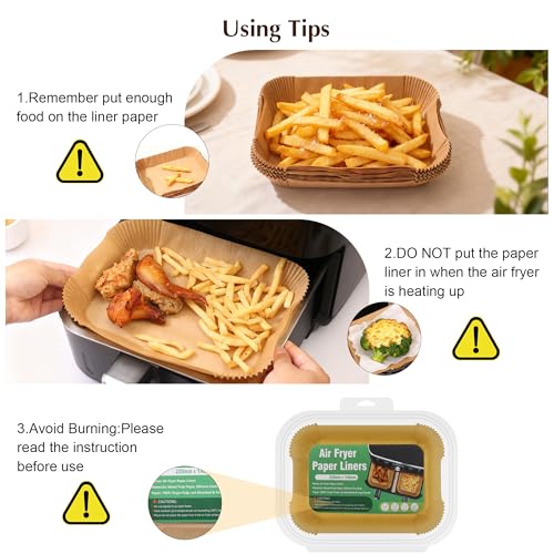 Air Fryer Liners (8.6" x 5.5")