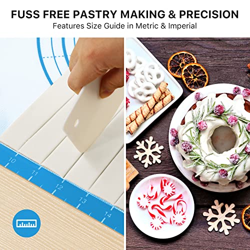 28"x20" Large Durable Silicone Baking Mat for Pastry and Bread