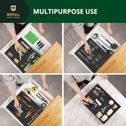 Luxury Bamboo Kitchen Drawer Organizer