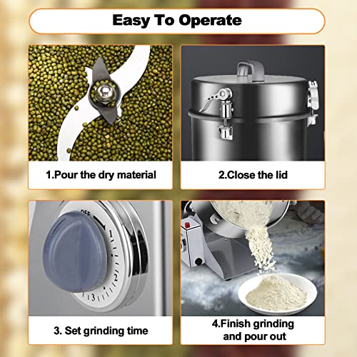 Swing Grain Mill 2500g (2500g Swing Type)