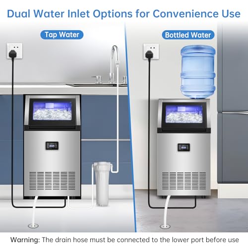 200LBS Undercounter Commercial Ice Maker