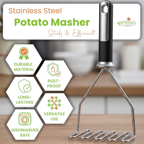 Stainless Steel Potato Masher (Large)
