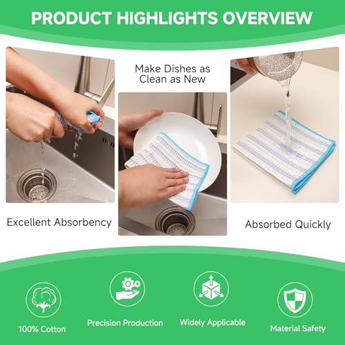 15Pcs Micro Wood Fiber Cleaning Cloths (Multicolor / 11.5x11.5inch-15Pack)
