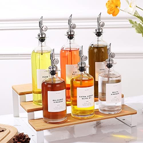 Liquor Pour Spout Made of Stainless Steel with Automatic Anti (Silver / Set of 4)