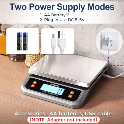 88lb Food Scale (Grey 88 lb (40 kg))